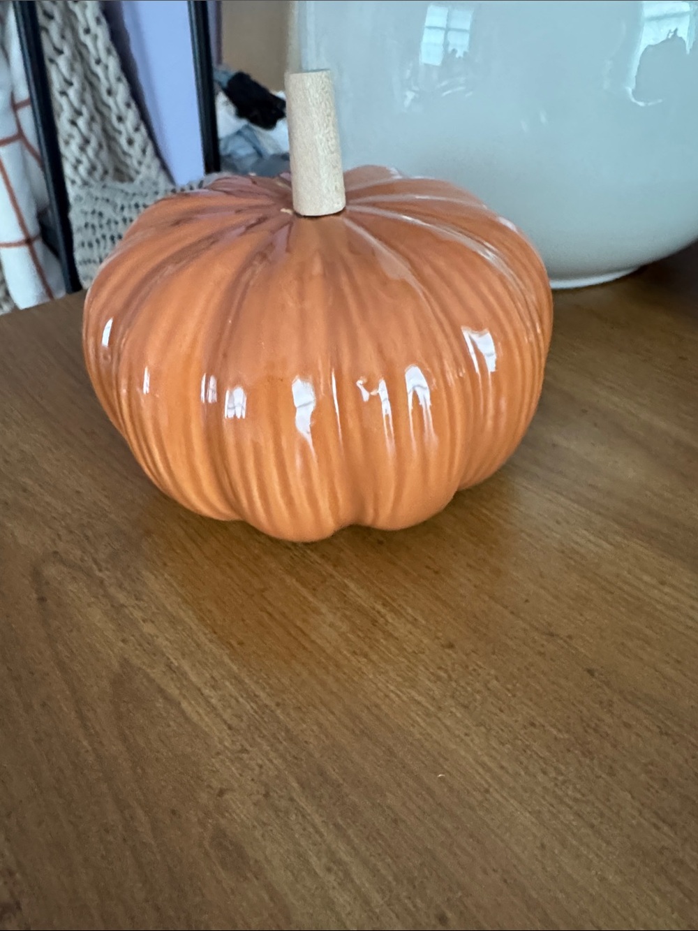 Hobby Lobby Orange Glass Pumpkin